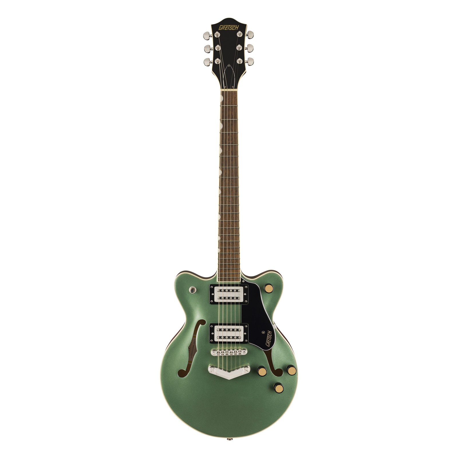 Центральный блок Gretsch G2655 Streamliner Jr с двойным V-образным хвостовиком из оливковой стали - 82890₽
