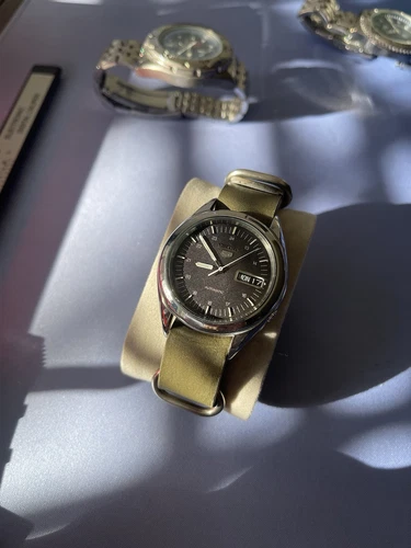 Seiko 5 Automatic Japan Import 24HR Dial Mens Watch - Picture 7 of 14