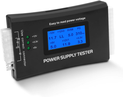 Computer PC Netzteil Tester mit LCD Display, 20/24 4/6/8 Pin ATX Netzteil Comput