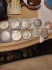 Peace dollar lot Of 7-  1-2025 Silver Eagle .999- 2 Morgan Dollars Total - ( 10)