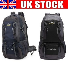 60L Travel Extra Large Hiking Camping Backpack Rucksack Waterproof Luggage Bag