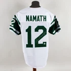 Joe Namath Autographed Signed Custom New York Jets Jersey White NFL HOF COA JSA