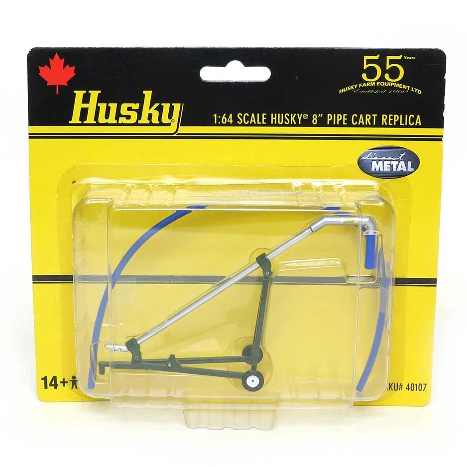 1/64 Husky Pipe Cart, Metal with Rubber Wheels by Die Cast Promotions DCP 40107 - Image 3 of 3