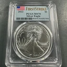 2022 SILVER Eagle, PCGS MS70 FIRST STRIKE (89676)