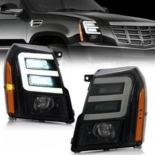 For Cadillac Escalade 2007-2010-2014 Esv Ext Led Projector Headlights Hidxenon