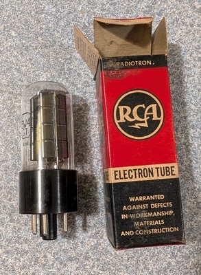 RCA 5W4 GT Vacuum Tube / 5W4GT Vintage Original Electron Tube w/ Box