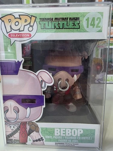 Funko Pop! Television TMNT Teenage Mutant Ninja Turtles Bebop #142 with case