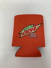 OVERDRIVE Mountain Dew LIMITED Edition Koozie Coozie Cooler Insulated-RARE!