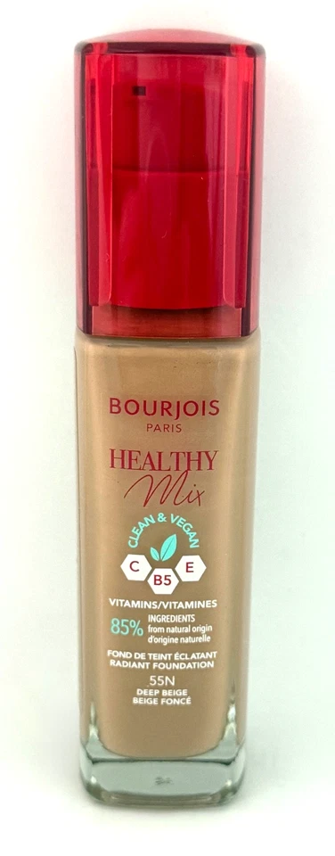 Bourjois Healthy Mix Radiant Foundation, 30ml - 55N Deep Beige - Bild 1 von 1