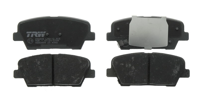4x ✅Fits TRW GDB3499 Brake Pad Set, disc brake GDB3499 As part of ZF ⭐UK Seller⭐