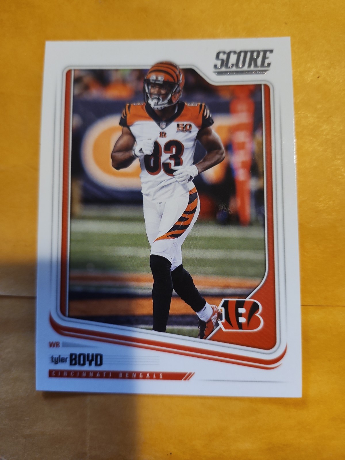 2018 Score Football Card Tyler Boyd #72