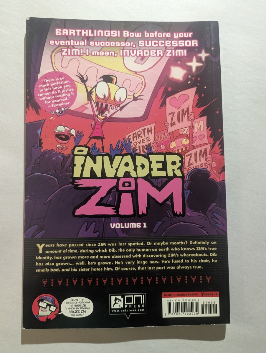 Invader Zim Volume 1, by Jhonen Vasquez: 2016 Paperback