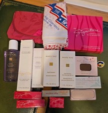 16 Piece Lot Of New Old Stock Mary Kay Products Cosmetics Fragrance Bag  More