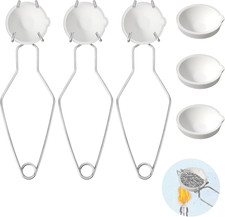 9 Pcs Crucibles for Melting Metal Kit, 6 Ceramic Quartz Crucibles, 3 Pcs Whipcli