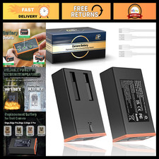 2 Pack 5Ah Rechargeable Lithium Batteries for Cellular Trail Cameras, Long-Lasti