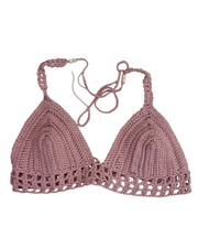 Handmade Crochet Pink Bikini Top
