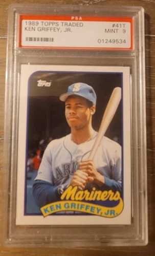 Topps 1989 Traded Ken Griffey Jr #41T PSA 9