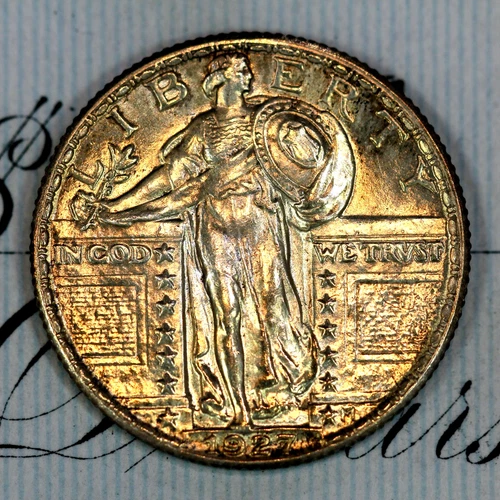 * 1927-P FH * PRISTINE+ GEM BU MS STANDING LIBERTY QUARTER * FROM COLLECTION