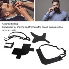 5 Piece Set Beard Shaper ABS Accurate Multifunctional Beard Styling Tool