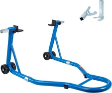 Motorcycle Stand 850LB Sport Bike Rear Wheel Lift Swingarm Paddock Stands Blue, 
