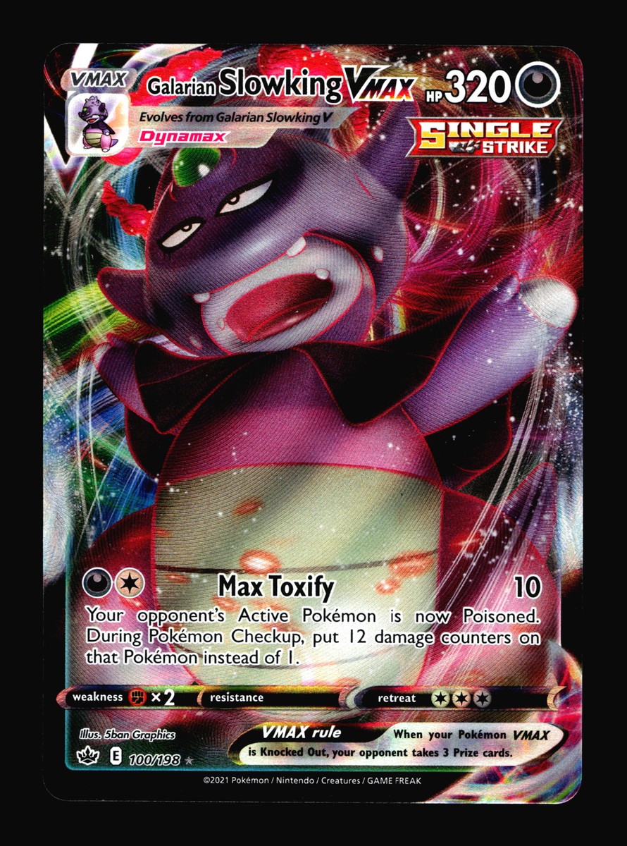 galarian slowking pokemon card value Pokemon - Galarian Slowking V - 099/198 - Ultra Rare - Chilling Reign