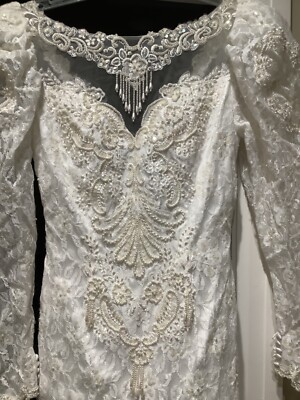 chinese dress ladies Used Pnina Tornai Mermaid 4458 Wedding Dress main image 0