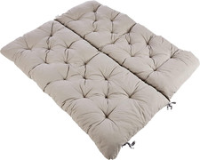 Cuscino Con Schienale per Panca EVJE a 2 Posti, Cuscino Da Panca in Grigio Chiar