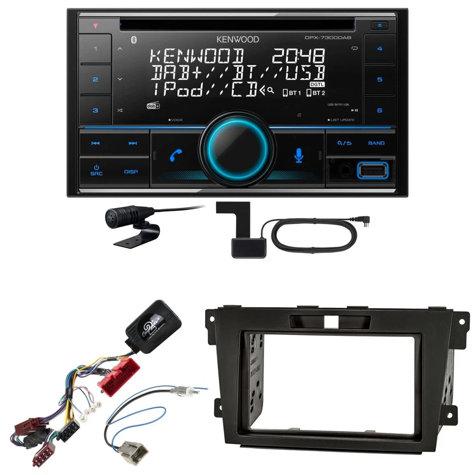 Kenwood DPX-7300DAB Bluetooth Digitalradio USB CD Einbauset für Mazda CX-7 - Bild 1 von 1