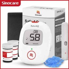 Sinocare Safe AQ Test Strips - 50/100pcs Glucose Testing Strips Only