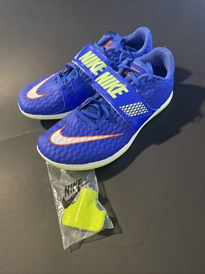 Nike Zoom High Jump Elite Track Field 806561-400 Blue White Mens Size 9