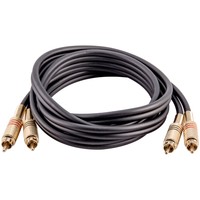 Premium Black 6 Foot Dual Rca Male To Dual Rca Male Audio Patch Cable on sale Premium Black 6 Foot Dual Rca Male To Dual Rca Male Audio Patch Cable on sale