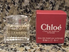 Chloe L'EAU DE PARFUM INTENSE for Women 5ml EDP Splash MINI Travel Size 