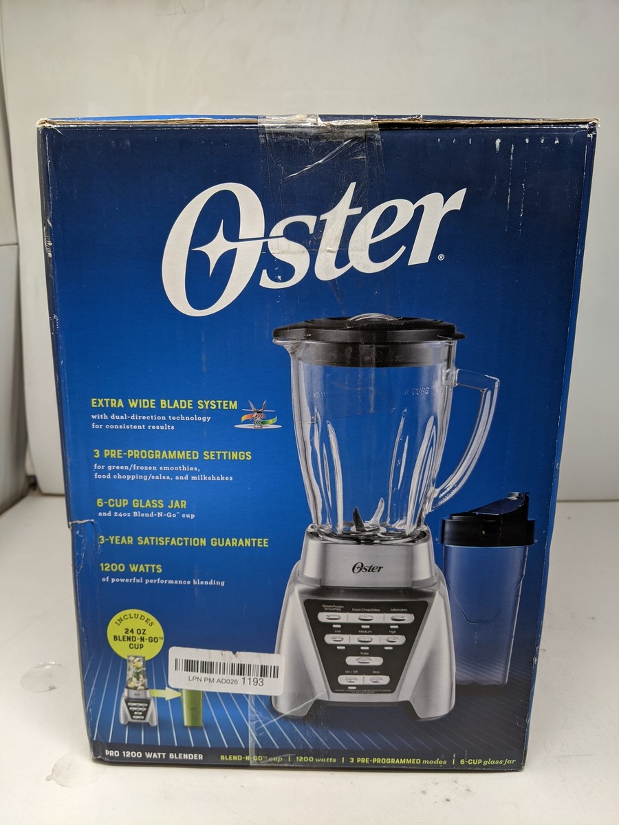 Oster Blender Pro 1200 with Glass Jar, 24-Ounce Smoothie Cup - Main Image
