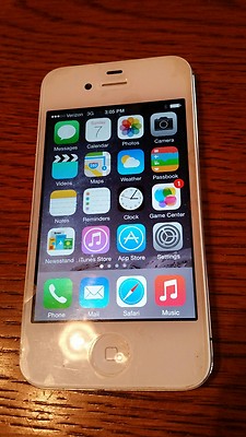 Apple iPhone 4S White (16 GB) A1387 2430 Verizon Parts | eBay
