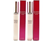 CALVIN KLEIN DOWN TOWN EDP 10ml .33fl oz x 2 PERFUME ROLLERBALLS NEW IN BOX