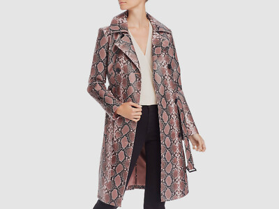 brown snake print jacket