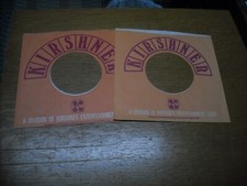 45 COMPANY SLEEVE, LOT OF TWO KIRSHNER.