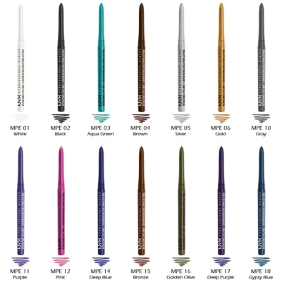 1 NYX Rétractable Eye Doublure - Imperméable " Choisissez Votre 1 Couleur " - Photo 1/4