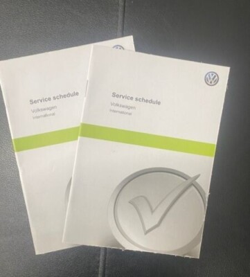 DAMAGED VW VOLKSWAGEN SCIROCCO SERVICE HISTORY BOOK NEW  ALL VW (2010-2021)