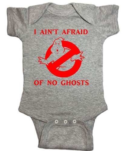 Ghostbusters One Piece I Ain T Afraid Of No Ghosts Bodysuit Ebay