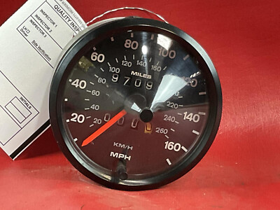 NOS Porsche 924 Speedometer MIB *kilometers Only* 3km on Odometer  