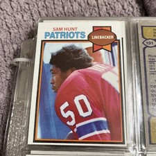 1979 Topps Football Card #181 Sam Hunt New England Patriots