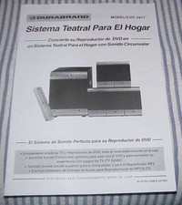 MANUAL DE USUARIO para Sistema de Home Theater DURABRAND HT-3917 (Versión Española)
