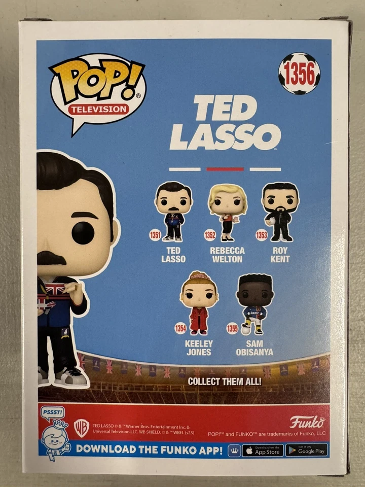 Ted Lasso (con taza de té) 1356 ~ Vinilo Funko Pop ~ CASI COMO NUEVO + PROTECTOR POP GRATIS Foto 3 de 4