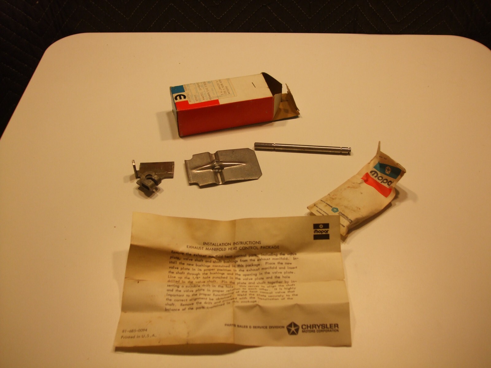 NOS Mopar 1963 SLANT SIX Heat Riser Kit 3004664 eBay