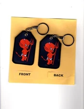 RED DEVIL    SUBLIMATION   Key Chain APPROX SIZE 3.5X2.25"