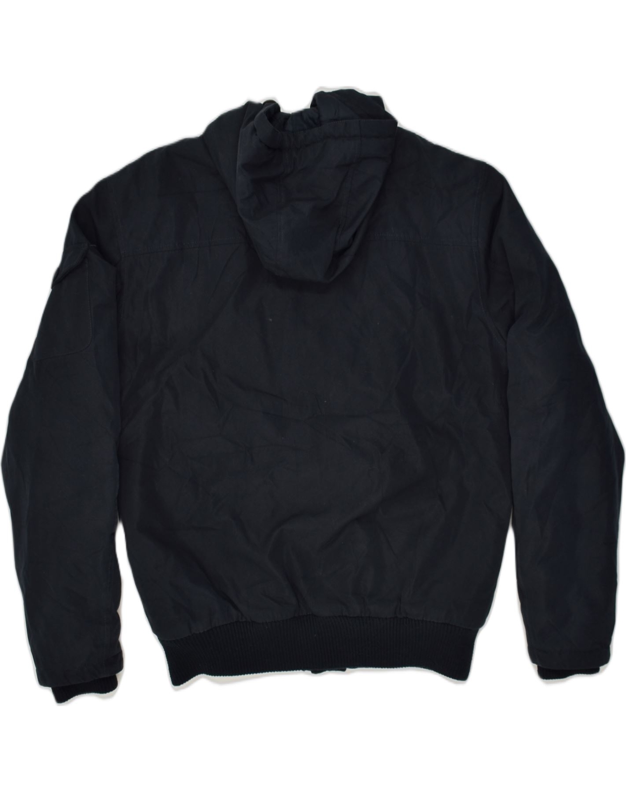 JACK & JONES Mens Hooded Bomber Jacket UK 42 XL Navy Blue AG10 eBay