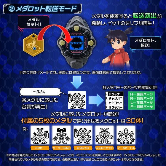 BANDAI - メダロット メダロッチREVIVALver. Amazon.co.jp: メダロット メダロッチ REVIVAL ver. (リバイバル