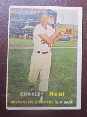 1957 Topps Charley Neal (Brooklyn Dodgers) #242 VG