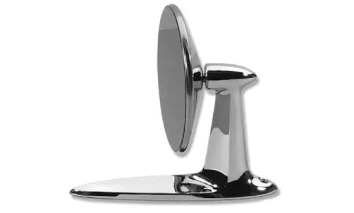 55 56 57 Chevy Outside Door Chrome Mirror / 50S-60S Accessory Mirror